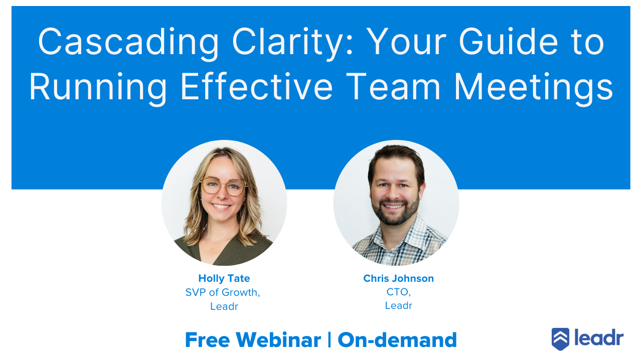 Effective Team Meetings Webinar