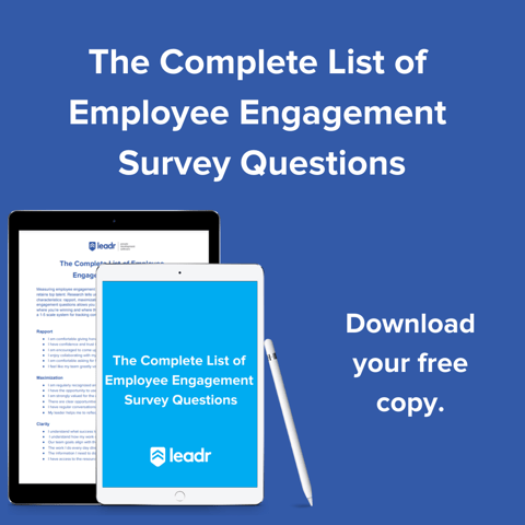 Free Download: The Complete List of Employee Engagement Survey Questions